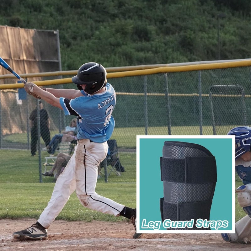 CORECISE Baseball Leg Guard Replacement Straps,Softball Catchers Gear Straps,Leg Guard Straps for Shin Guard - Image 3